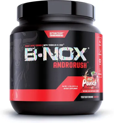 B-NOX Androrush Pre-Workout Nitric Oxide Testosterone Blend - 35 Servings Watermelon