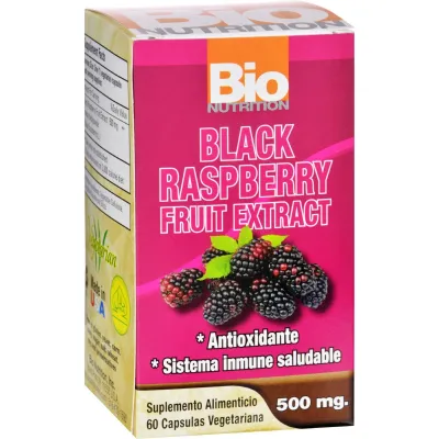 Bio Nutrition - Black Raspberry Fruit Extract - 60 Vegetarian Capsules