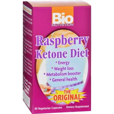 Bio Nutrition - Raspberry Ketone Diet - 60 Veggie Capsules