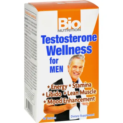 Bio Nutrition - Testosterone Wellness For Men - 60 Tablets