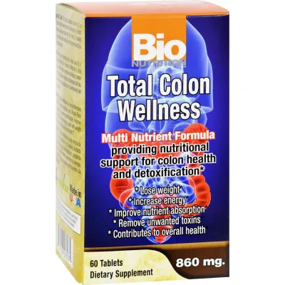 Bio Nutrition - Total Colon Wellness - 60 Tablets