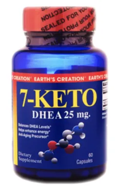 Earths Creation 7-Keto 25mg DHEA 60 caps