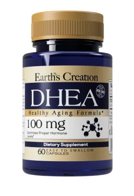 Earths Creation DHEA 100mg 60 caps