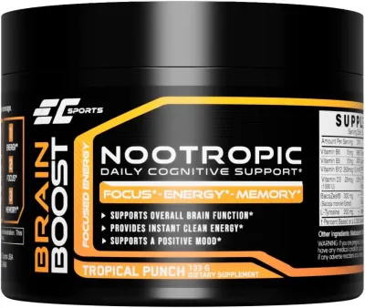Earth's Creation Sports Brain Boost Nootropic 30 Svgs 