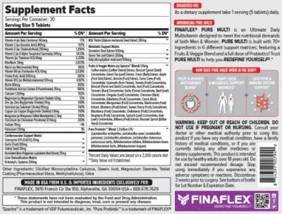 FINAFLEX Pure Multi, 150 Tablets