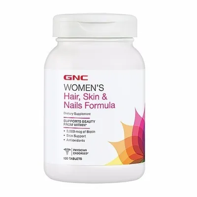 GNC Women's  Hair, Skin & Nails Formula 120 Tablets