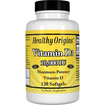 Healthy Origins Vitamin D3 - 10000 Iu - 120 Softgels