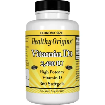 Healthy Origins Vitamin D3 - 2400 Iu - 360 Softgels