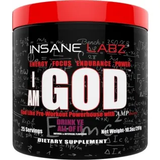 Insane Labz I AM GOD - 25 Servings Preworkout