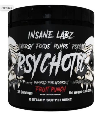 Insane Labz Psychotic Black Apple, 35 servings