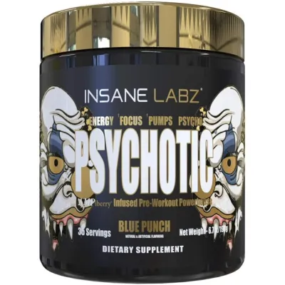 Insane Labz Psychotic Gold Blue Punch, 35 Servings