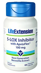 Life Extension 5-LOX Inhibitor w/ AprèsFlex, 100 mg, 60 caps