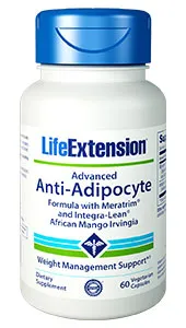 Life Extension Adv Anti-Adi Form w/ Mera & Int-Lean, 60 caps