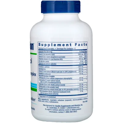 Life Extension Anti-Alcohol HepatoProtection Complex - 60 capsules