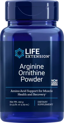 Life Extension Arginine Ornithine Powder, 150 grams