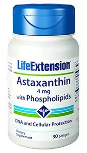 Life Extension Astaxanthin with Phospholipids - 4 mg, 30 softgels