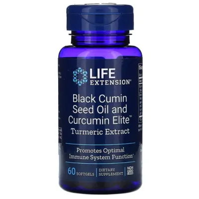 Life Extension Black Cumin Seed Oil and Curcumin Elite Turmeric Extract