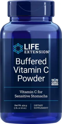 Life Extension Buffered Vitamin C Powder, 454 grams