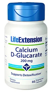 Life Extension Calcium D-Glucarate, 200 mg, 60 capsules