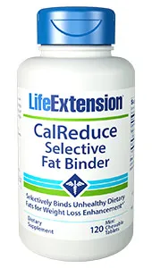 Life Extension CalReduce Selective Fat Binder, 120 Mint ChewT