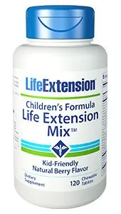Life Extension Childrens Formula Mix - 120 chewable tablets