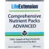 Life Extension Comprehensive Nutrient Packs ADVANCED - 30 packets