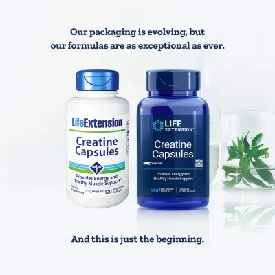 Life Extension Creatine Capsules, 120 capsules