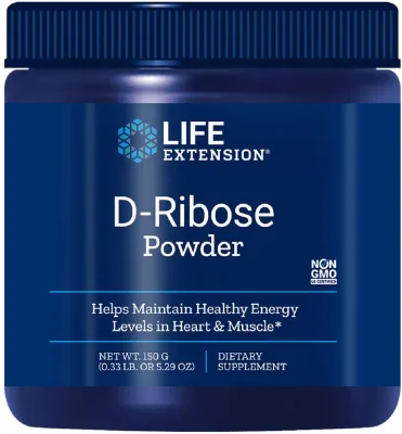 Life Extension D-Ribose Powder, 150 grams