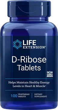 Life Extension D-Ribose Tablets, 100 tablets