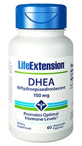 Life Extension DHEA, 100 mg, 60 capsules