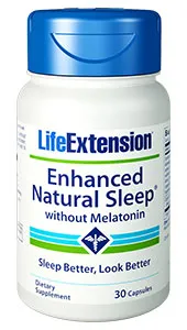 Life Extension Enhanced Sleep without Melatonin, 30 C