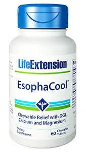 Life Extension EsophaCool - 60 chewable tablets