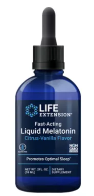 Life Extension Fast-Acting Liquid Melatonin - 3 mg, 2 fl oz