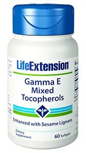 Life Extension Gamma E Mixed Tocopherols - 60 softgels