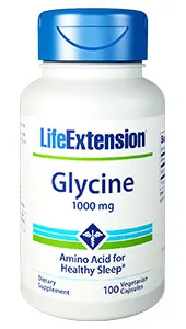 Life Extension Glycine, 1000 mg, 100 capsules