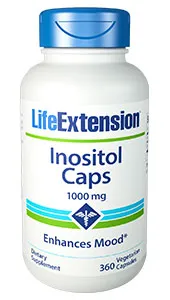 Life Extension Inositol Caps, 1000 mg, 360 capsules