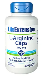 Life Extension L-Arginine Caps, 700 mg, 200 capsules
