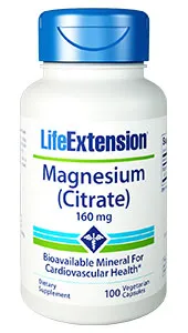 Life Extension Magnesium (Citrate), 160 mg, 100 capsules