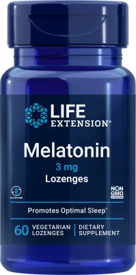 Life Extension Melatonin, 3 mg, 60 lozenges