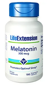Life Extension Melatonin, 300 mcg, 100 capsules