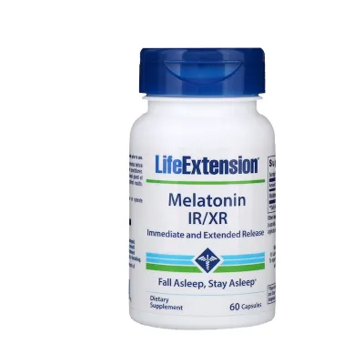 Life Extension Melatonin IR-XR - 60 capsules