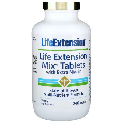Life Extension Mix tablets with Extra Niacin - 240 tablets