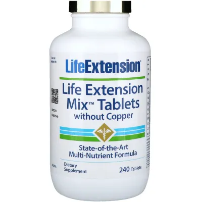 Life Extension Mix tablets without Copper - 240 tablets