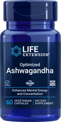 Life Extension Optimized Ashwagandha Extract, 60 capsules