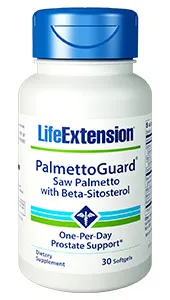 Life Extension PalmettoGuard Saw Palmetto w/ Beta-Sito, 30 S