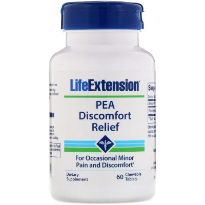 Life Extension PEA Discomfort Relief - 60 Chewable tablets