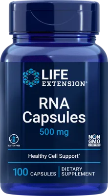 Life Extension RNA Capsules, 500 mg, 100 capsules