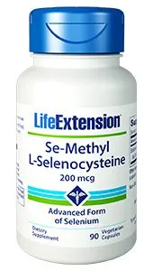 Life Extension Se-Methyl L-Selenocysteine - 200 mcg, 90 vegetarian capsules