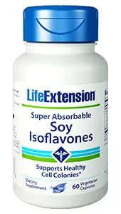 Life Extension Super Absorbable Soy Isoflavones, 60 capsules