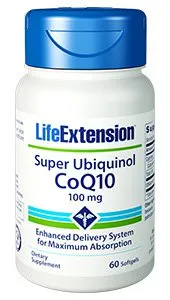 Life Extension Super Ubiquinol CoQ10 - 100 mg, 60 softgels